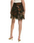 Фото #2 товара Lafayette 148 New York Paneled Silk-Blend Skirt Women's Black 2