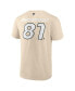 Фото #1 товара Men's Jonathan Marchessault Cream Vegas Golden Knights 2024 NHL Winter Classic Authentic Pro Name and Number T-shirt