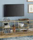 Фото #6 товара Тумба Hudson&Canal Deveraux 58" TV Stand with Shelves
