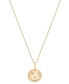 Фото #3 товара Audrey by Aurate diamond Capricorn Disc 18" Pendant Necklace (1/10 ct. t.w.) in Gold Vermeil, Created for Macy's
