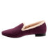 Фото #4 товара Trotters Glory T2160-656 Womens Burgundy Wide Leather Loafer Flats Shoes 9