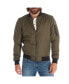 Men's Classic Faux Fur Lined Bomber Jacket