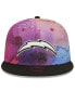 Фото #2 товара Men's Pink, Black Los Angeles Chargers 2022 NFL Crucial Catch 59FIFTY Fitted Hat