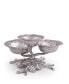 Designs Aluminum Grape Tiered 3-Bowls