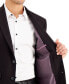 Фото #3 товара Костюм узкий I.N.C. International Concepts мужской Однотонная пиджак цвета бургундия, созданный для Macy's