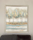Фото #4 товара Canvas Tree Framed Wall Art with Gold-Tone Frame, 39" x 1" x 39"