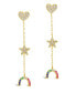 ფოტო #2 პროდუქტის Women's Fai Dangle Stud Drop Earrings