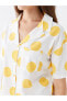 GSM storE'den LCW DREAM Gömlek Yaka Puantiyeli Kısa Kollu Kadın Şortlu Pijama Takımı