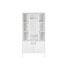 Shelves DKD Home Decor White Metal Mango wood 90 x 40 x 180 cm