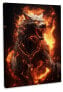 Фото #1 товара Leinwandbild Fire Wolf IV