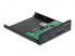Фото #2 товара Панель передняя с USB Delock 64058 8.89 см (3.5") черная - металлическая