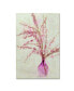 Фото #1 товара Cora Niele 'Pink Broom In Glass' Canvas Art - 24" x 16" x 2"