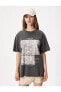 Фото #3 товара Топ Koton Oversize Slogan Tee