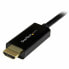 Фото #3 товара Адаптер для DisplayPort на HDMI Startech DP2HDMM3MB 4K Ultra HD 3 m Чёрный
