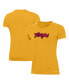 Women's Gold Maryland Terrapins Script Gold Out T-shirt