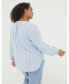 Фото #1 товара Plus Size Mallie Stripe Shirt