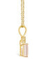 Фото #6 товара Macy's morganite (7/8 ct. t.w.) and Diamond Accent Pendant Necklace in 14K Yellow Gold or 14K White Gold
