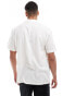 French Connection short sleeve linen revere shirt in white weiß, S - фото #2