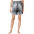 ფოტო #1 პროდუქტის Plus Size Woven Sleep Short