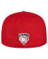 ფოტო #2 პროდუქტის Men's Red/White Mexico Diablos Mexico League On Field 59FIFTY Fitted Hat