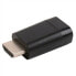 Фото #2 товара Адаптер HDMI—VGA GEMBIRD A-HDMI-VGA-001 1080 px 60 Hz Чёрный