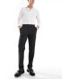 Фото #1 товара ASOS DESIGN slim smart trousers in charcoal