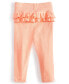 ფოტო #3 პროდუქტის Baby Girls Ribbed Ruffled-Back Leggings, Created for Macy's