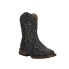 Фото #3 товара Roper Glitter Galore Square Toe Cowboy Toddler Girls Black Casual Boots 09-017-
