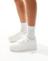 SEQWL Buzz flatform trainers in all white