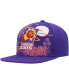 Фото #1 товара Men's Purple Phoenix Suns Hardwood Classics Asian Heritage Scenic Snapback Hat