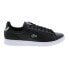 Фото #1 товара Lacoste Carnaby Pro 222 1 Mens Black Leather Lifestyle Sneakers Shoes