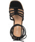 Фото #4 товара Women's Fallonn Strappy Lace Up Platform Wedge Sandals, Created for Macy's