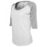 ფოტო #5 პროდუქტის BUILD YOUR BRAND 3/4 Contrast Raglan 3/4 sleeve T-shirt