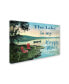 Фото #2 товара Jean Plout 'The Lake Is My Happy Place' Canvas Art - 19" x 12" x 2"
