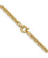 Фото #1 товара Diamond2Deal 18k Yellow Gold Solid Flat 18" Omega Necklace