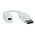 Фото #1 товара ROLINE 12033132 - 0.15 m - DisplayPort - Mini DisplayPort - Male - Female - White