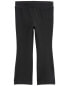 Фото #1 товара Baby Flared-Leg Fleece Pants - Black 12M