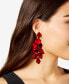 ფოტო #14 პროდუქტის Women's Satin Petal Duster Earrings