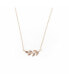 Sanctuary Project by Dainty Olive Branch Necklace Rose Gold