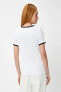 Beyaz Kadın T-Shirt 3SAK50026PK