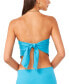 Women's Scarf Strapless Top