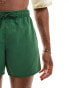 Lacoste logo swim shorts in dark green