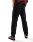 Фото #2 товара Cotton On relaxed straight leg linen trousers in black