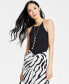Women's Chain-Trim Halter Top, Created for Macy's