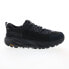Фото #1 товара Hoka Kaha Low GTX 1118586-BCCG Mens Black Leather Athletic Hiking Shoes