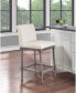 Фото #15 товара Abbott 26" Spindle Counter Stool with Frame and Faux Leather
