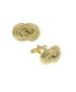 ფოტო #1 პროდუქტის Jewelry 14K Gold-Plated Infinity Knot Cufflinks