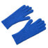 Rękawiczki z dzianiny do telefonu z wycięciem na palce unisex niebieskie