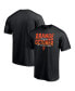 Фото #1 товара Men's Black San Francisco Giants 2021 Postseason Orange October T-shirt