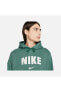 Sportswear Retro Fleece Pullover Hoodie Erkek yeşil kapüşonlu Sweatshirt fj0555